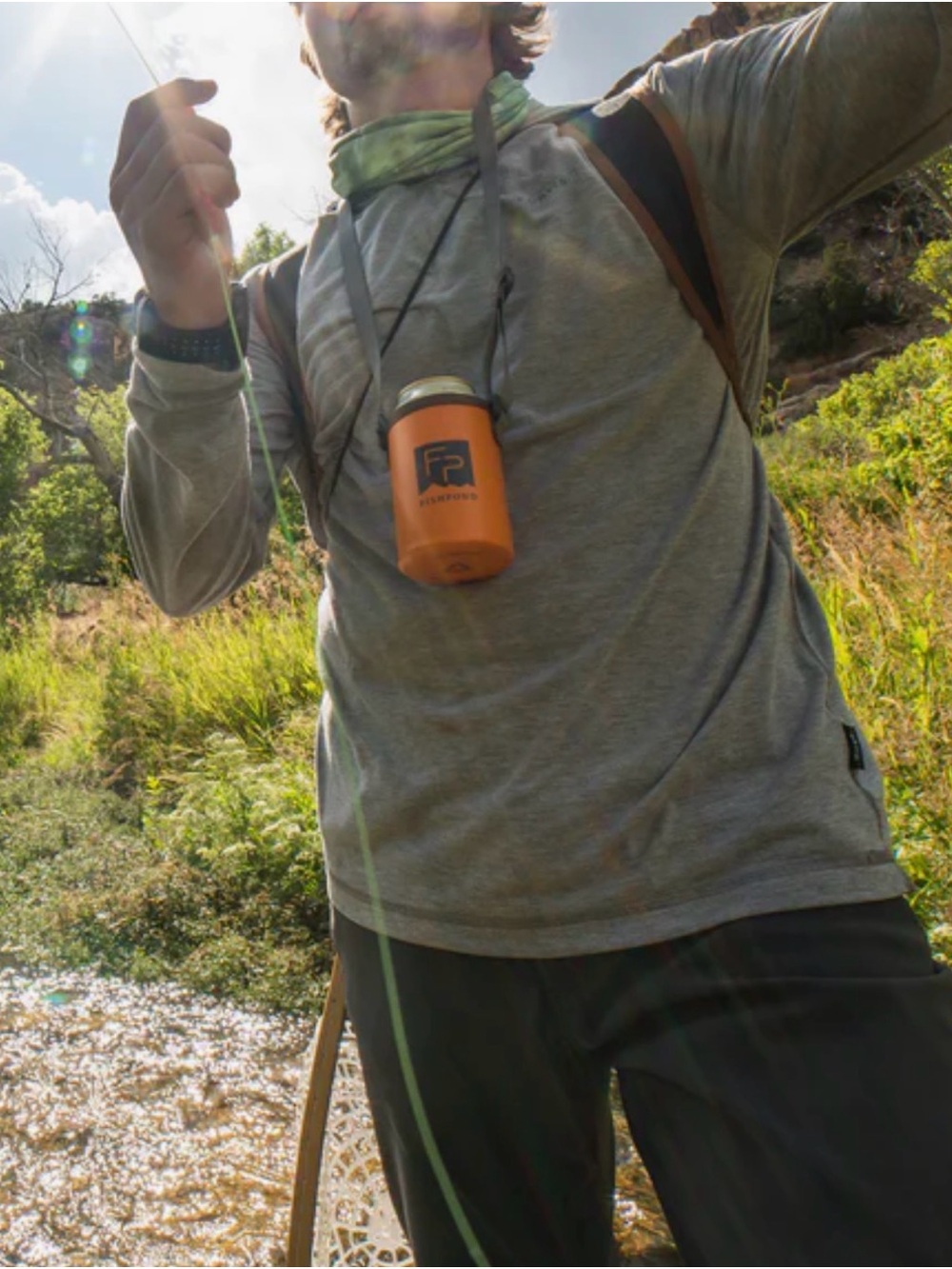 Fishpond River Rat 2.0 Drink Sleeve Yucca Can Cooler Like New!